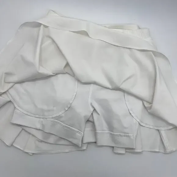 Lululemon Narrow Waistband Tennis Skirt White Athletic Skort Shorts size 2 XS - Picture 11 of 12
